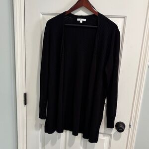 89th & Madison Elegant Black Cardigan